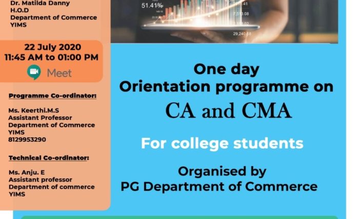 One Day Orientation Programme on CA and CMA