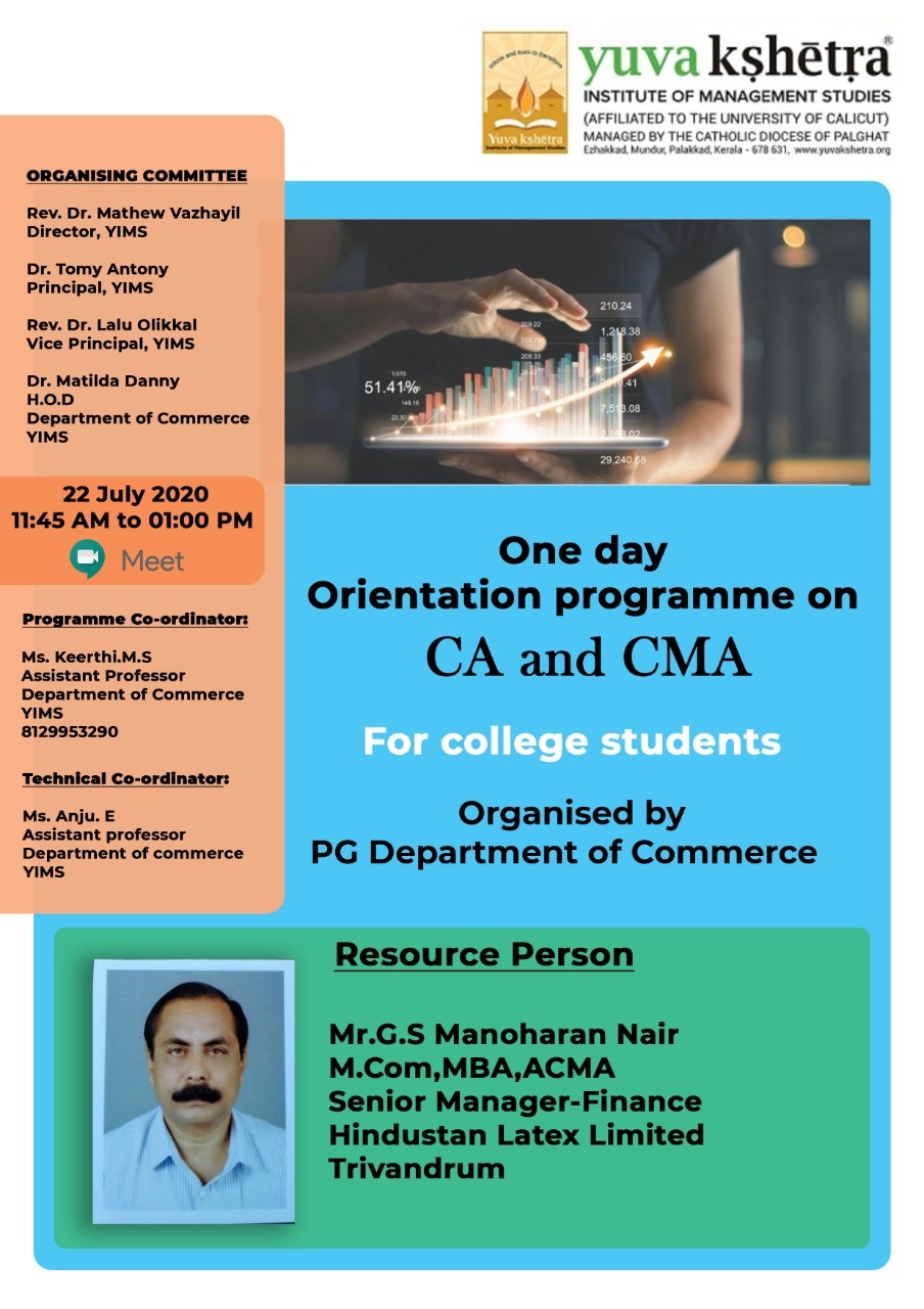 One Day Orientation Programme on CA and CMA