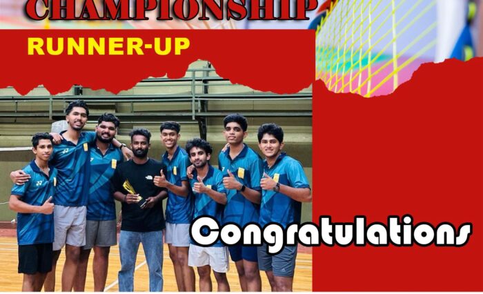 C ZOne Badminton - Runner up